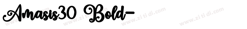 Amasis30 Bold字体转换 Amasis30 Bold字体转换